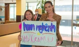 Hoa hậu Thuỳ Tiên và chủ tịch Miss Grand sang Colombia công tác