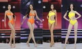Dàn thí sinh Hoa hậu Hoàn vũ Việt Nam khoe vóc dáng nóng bỏng với bikini trong đêm bán kết