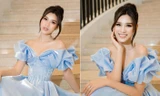Diện váy trễ vai nóng bỏng, Hoa hậu Đỗ Thị Hà khoe thần thái kiêu sa như công chúa Elsa