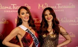 Fans ngỡ ngàng vì tượng sáp của Hoa hậu Hoàn vũ Catriona Gray quá giống ngoài đời thực