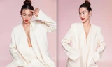 Hoa hậu Thuỳ Tiên diện mốt không nội y quyến rũ, khoe nhan sắc ngày càng 'thăng hạng'