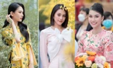 Hoa hậu Tiểu Vy, Á hậu Phương Anh và dàn người đẹp khoe sắc với áo dài Tết