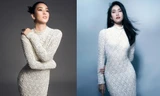 'Đụng hàng' váy ren kín đáo, Tiểu Vy - Phương Anh khiến fans trầm trồ vì sắc vóc 'một chín một mười'