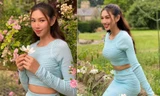Hoa hậu Thùy Tiên mặc crop-top khoe eo thon sexy, đẹp mơ màng tựa 'nàng thơ' ở Bồ Đào Nha 