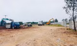 Công trường Dự án Đường Vành đai 4- Vùng Thủ đô đoạn qua huyện Thanh Oai. 