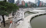 Hà Nội: Hình hài hồ Hoàng Cầu sau 9 tháng thi công cải tạo 