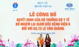 Bộ trưởng Bộ Y tế trao quyết định bổ nhiệm lại Giám đốc Bệnh viện K