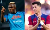Cuộc đối đầu đáng chú ý giữa Osimhen và Lewandowski
