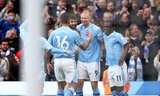 Haaland đã ghi bàn trở lại trong màu áo Man City