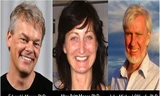 Từ trái sang: TS Edvard Moser, TS May-Britt Moser và TS John O’Keefe. Ảnh: NTNU.EDU