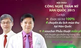 Cơ hội thẩm mỹ miễn phí với chuyên gia nổi tiếng nhất Hàn Quốc