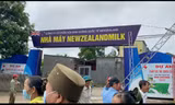 Nhà máy sữa Công ty CP sữa dinh dưỡng Quốc tế Newzealand tại Hòa Bình.