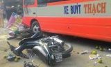 Hiện trường vụ tai nạn.