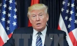 Tổng thống Mỹ Donald Trump trong cuộc họp báo tại thành phố Bờ Tây Bethlehem ngày 23/5. (Nguồn: AFP/TTXVN).