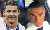 Ronaldo cực ngầu với kiểu tóc mới.