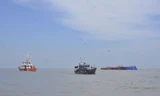 Một vụ chìm tàu trên biển Cần Giờ (ảnh minh họa).