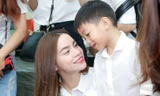 Hồ Ngọc Hà và con trai Subeo.