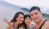Hình ảnh gia đình Bình Minh hạnh phúc khiến ai cũng ghen tỵ