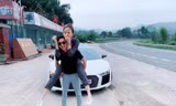 Cường Đô la không ngần ngại thể hiện tình cảm với Đàm Thu Trang.