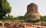 Thánh địa Lộc Uyển tại Sarnath. Đây là một trong bốn thánh địa lớn của Phật giáo.