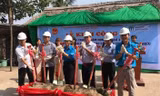 Lễ khởi công công trình trường tiểu học.