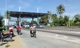 Trạm thu phí BOT T1. 