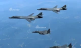 [ẢNH] Oanh tạc cơ B-1B thị uy trên Bán đảo Triều Tiên