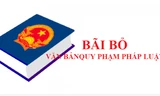 Bãi bỏ 9 văn bản quy phạm pháp luật do Bộ trưởng Công an ban hành