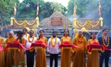 Tổng thống Sri Lanka cắt băng khánh thành khuôn viên cây Bồ đề thiêng tại chùa Bái Đính