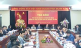 Quang cảnh buổi toạ đàm chiều 6/1
