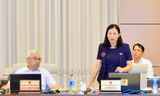 Chủ nhiệm Uỷ ban Tư pháp Lê Thị Nga