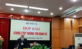 Bộ Nội vụ họp báo chiều 9/1