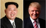 Tổng thống Mỹ Donald Trump (phải) và Chủ tịch Triều Tiên Kim Jong-un. Ảnh: RT