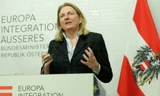 Ngoại trưởng Áo Karin Kneissl. Ảnh: Reuters