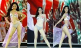 Thí sinh phía Bắc HHVN trình diễn bikini khoe vóc dáng nóng bỏng
