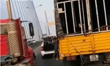 Bản tin 8H: Ô tô 4 chỗ chặn đầu xe tải giữa cầu để ‘nói chuyện’