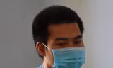 Đối tượng Nguyễn Minh Tiến. Ảnh CA
