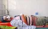 Nạn nhân tại Bệnh viện huyện Ia Pa.