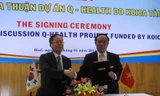 Hai bên đã ký thỏa thuận hợp tác cho dự án Q- Health.