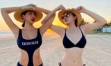 Một mỹ nhân diện bikini đã cực nóng bỏng, Kỳ Duyên – Minh Triệu còn diện bikini đôi