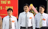 Ông Lê Phước Hoài Bảo (giữa), được bổ nhiệm giám đốc Sở khi 30 tuổi. Ảnh: Sở Kế hoạch Quảng Nam.