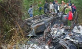 Hiện trường vụ tai nạn.