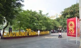 Hà Nội trang hoàng đường phố chào mừng Quốc khánh 2/9