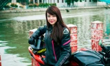 Nữ biker Việt chinh phục 'quái vật' Kawasaki Z800