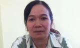 Phạm nhân Hoàng Thị Nhàn tại Trại giam Đắk Trung.