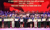 Lễ trao giải thưởng Lý Tự Trọng năm 2019