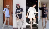 Từ ngày độc thân, Diệp Lâm Anh ăn mặc trẻ trung như Gen Z, chuộng mốt "giấu quần"