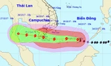 Bão Tembin nhiều khả năng sẽ gây ảnh hưởng lớn đến các tỉnh Nam Bộ