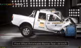 Nissan Navara gây thất vọng khi không đạt được "sao” nào trong bài thử va chạm