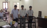 Các bị cáo tại tòa
